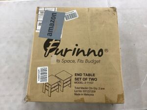 Furinno Andrey End Table, Set of 2