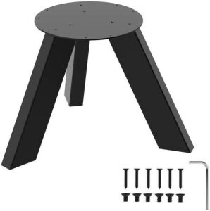 Orgerphy 16” Round Plate Table Base Legs