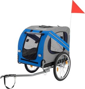 PEXMOR Foldable Pet Bike Trailer with 20" Wheels 