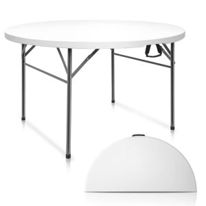 VINGLI 48 Round Plastic Folding Table 