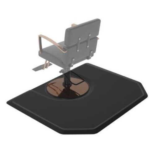 OmySalon 4' x 5' x 7/8"&nbsp;Anti Fatigue Hexagon Mat for Round Base Styling Chair&nbsp;