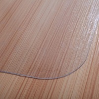 Lot of (5) Clear PVC Desk Protector Pads, Uknown Size - NEW