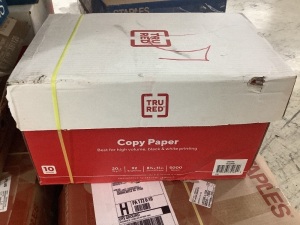 TRU RED 8.5" x 11" Copy Paper, 20 lbs., 92 Brightness, 5000 Sheets