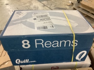 Quill 8.5" x 11" Multipurpose Copy Paper, 20 lbs., 94 Brightness, 4000 Sheets 