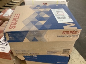 Staples Multipurpose Copy Paper, 8.5" x 14", 20 lbs., 96 Brightness, 5000 Sheets