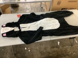 Funziez! Adult Skunk Onesie, Medium