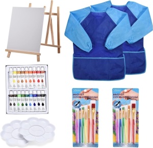 Neliblu Kids Starter Paint Set, 48pc 