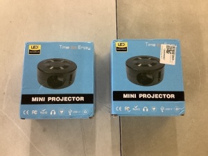 Lot of (2) Mini Projector 