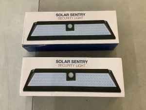 Lot of (2) Solar Sentry Security Light 