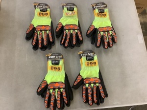 Lot of (5) Firm Grip Cut Resistant Gloves 