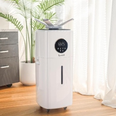 Humidifiers for Large Room Whole House Humidifier for Home 2000 sq.ft, 5.5Gal Cool Mist Top Fill Humidifier Floor Humidifier 21L 2000ML/H Dual 360° Nozzles 3 Speed $209.99