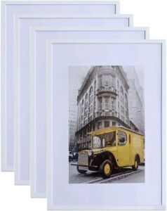 Art Emotion White 16x24 Picture Frames, 4 Pack 