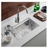 20’’*13’’*9’’Single Bowl Bar Sink with Glass Rinser, Drop-in or Undermount, Stainless Steel Kitchen Sink, Brushed Nickel $199.00 - 4