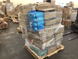 Pallet of Bathroom Paper Products 