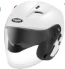 Motorcycle Open Face Helmet YEMA YM-637 DOT Approved 3/4 Half Helmet with Sun Visor for Adult Men Women $70.99