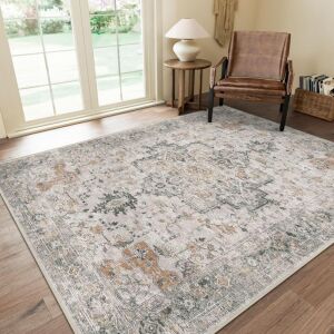 GENIMO Machine Washable Area Rug, 8 x 10 