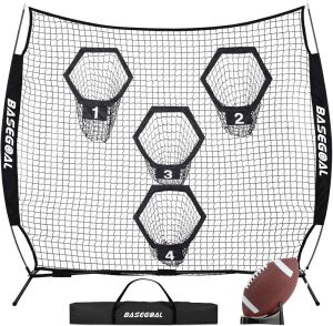 BaseGoal 8 x 8ft Football Target Net