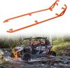 ELITEWILL RZR XP 4 1000 Rock Sliders Nerf Bars Orange Heavy Duty Side Steps Tree Kickers Compatible with 2014-2023 Polaris RZR XP4 1000 / RZR 4 900/4 Turbo UTV Accessories- 4 Seater