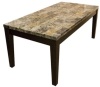 American Wholesale Furniture Breccia 3-Piece Dark Merlot/Faux Marble Table Set (1cocktail table and 2 end tables) $449.00 - 2