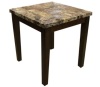 American Wholesale Furniture Breccia 3-Piece Dark Merlot/Faux Marble Table Set (1cocktail table and 2 end tables) $449.00 - 3