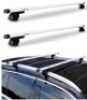 Turnart 54&rdquo; Universal Car Roof Rack Crossbars Thick Aero Aluminum Cross Bars with Strong Cargo Load Capacity Fits Most Vehicles with Existing Raised Side Rails with Gap $109.99