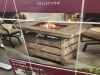 Home Decorators Collection Summerfield Square Steel Brown Wood Look Top LP Gas Fire Pit - 3