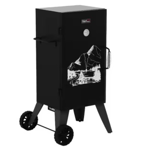 Royal Gourmet Analog Electric Smoker in Black With 3 Cooking Grates