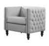 Dwell Home Inc Light Grey Juliett Arm Chair&nbsp;