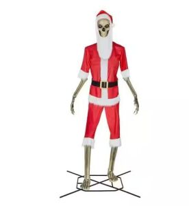 12 ft. Skelly Santa Outfit Kit