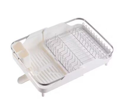 Stainless Steel  Dish Drying Rack, Expandable 11.6 in.-18.5 in.