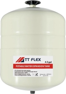 Potable Thermal Expansion Tank for Water Heater - 4.5 Gallon, 3/4 in MNPT Connection