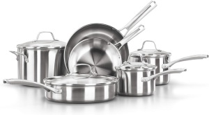 Calphalon Classic Stainless Steel 10-Piece Cookware Set