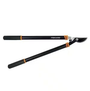 Fiskars 1-1/2 in. Cut Capacity Low-Friction Steel Blade, 28 in. Bypass Lopper with Non-Slip Handles