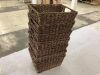 Lot of (7) Wicker Storage Baskets