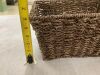 Lot of (7) Wicker Storage Baskets - 5