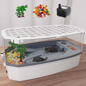 Acrylic Turtle Aquarium with Water Pump