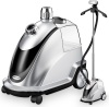 Anthter Steamer for Clothes, 1500W Powerful Standing Garment Steamer with Roll Wheels, 2.4L Water Tank for 90 Mins Continuous Steaming, 35s Fast Heat-up, Perfect for Commercial and Household Use