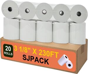 20 Rolls Thermal Paper, POS Receipt Paper