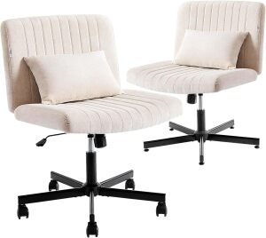 Criss Cross Armless Home Office Chair - 1PC