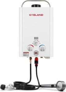 GASLAND 6L Portable Propane Water Heater, 1.58 GPM