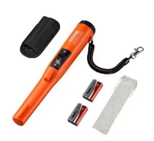 VEVOR Metal Detector Pinpointer 4.5 in. IP68 Fully Waterproof 3 Modes LCD Screen