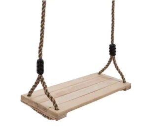 Wooden Flat Bench Specialty Swing for Kids Playset