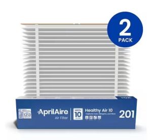 AprilAire 20 in. x 25 in. x 6 in. MERV 10 FPR 10 Pleated Air Filter For Air Cleaner Models 2200, 2250, 2 Pack 