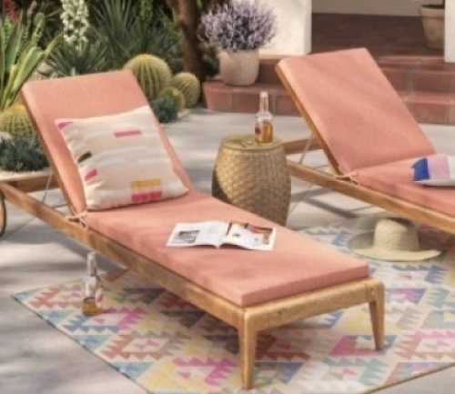 5'x7' Tapestry Rectangular Woven Outdoor Area Rug Multicolor Pastels - Threshold™ $60.00