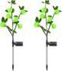 Lot of (2) Pear Tree Solar Lights, 2 Pack