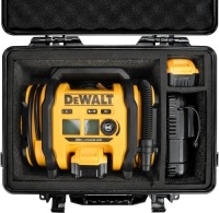 Air Compressor Hard Case Compatible with DEWALT 20V MAX Tire Inflator DCC020IB, Air Pump Storage Carrying Bag for DEWALT DCC020IB Tools, with Pocket for Battery Pack and Charging Kit -Black