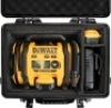 Air Compressor Hard Case Compatible with DEWALT 20V MAX Tire Inflator DCC020IB, Air Pump Storage Carrying Bag for DEWALT DCC020IB Tools, with Pocket for Battery Pack and Charging Kit -Black