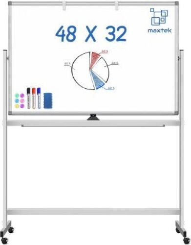 Large Rolling White Board