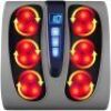 Shiatsu Foot Massager Platform w/ 6 Rollers, Heat Function