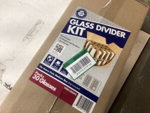 Glass Divider Moving Kit, Packs 30 Glasses 